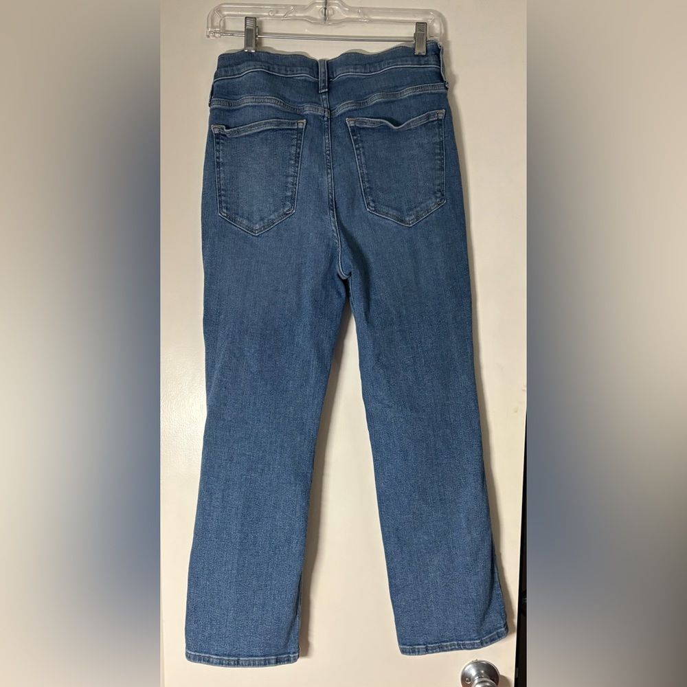J. Crew Mid-Blue Straight-Leg Women's Jeans - Picture 2 of 3